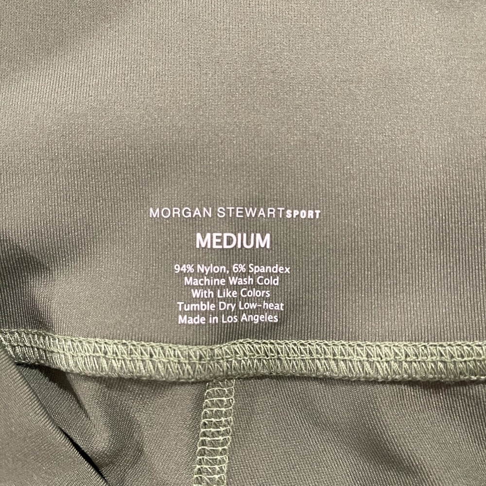 Morgan Stewart Sport Biker Shorts in Cypress - Picture 5 of 6